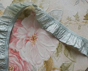 15mm, 1 Ruffled Lingerie Elastic Trim Pistachio Mint